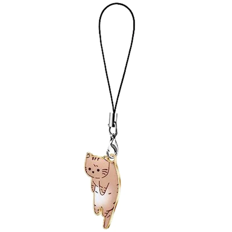 Zeiwohndc Portachiavi con ciondolo a forma di medusa, con ciondolo a forma di stella, con perle e cristalli, cordino per telefono con frange, per donne e