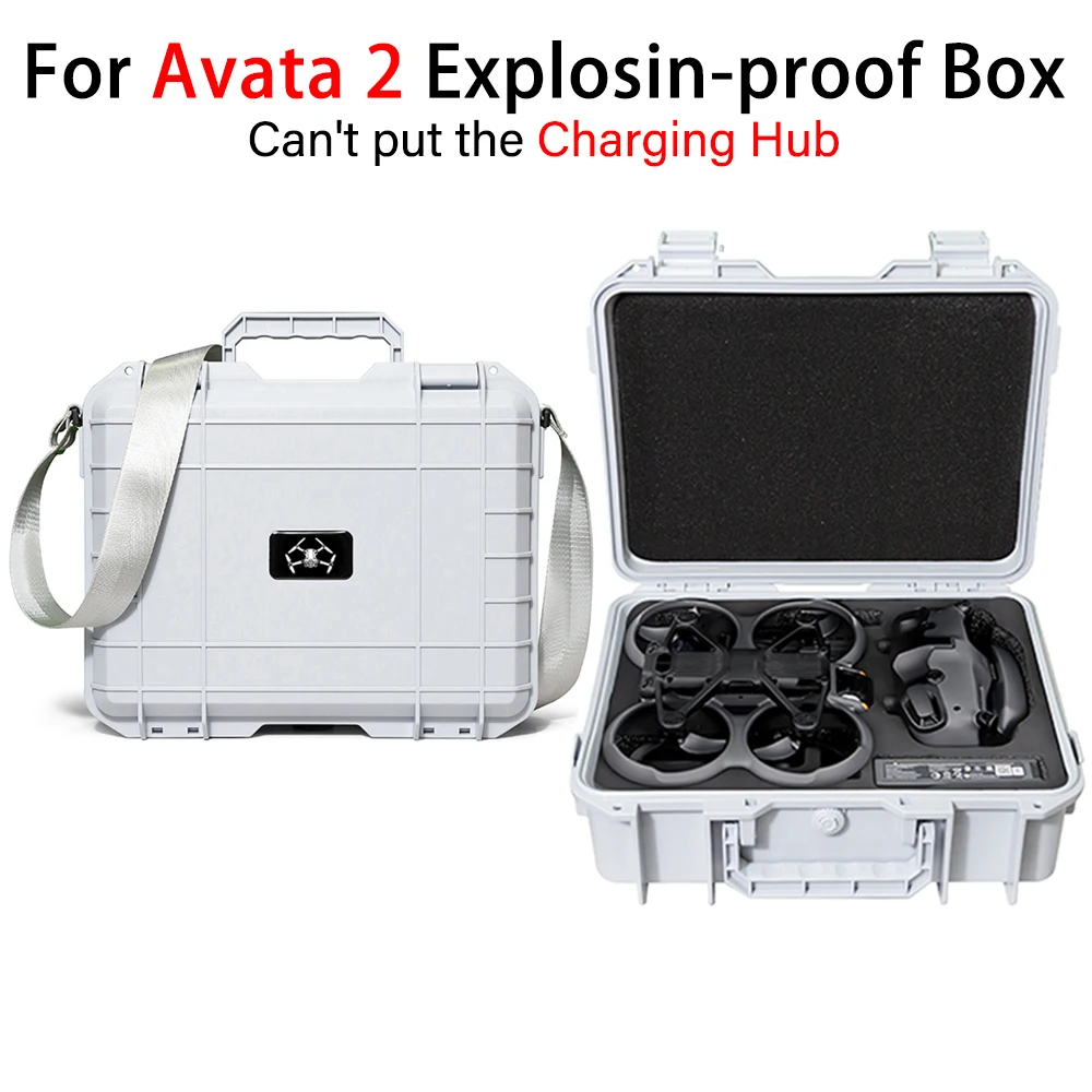 Explosion-Proof Box For DJI Avata 2 For Goggles 3 Waterproof Storage Case Hard Portable Carrying Case Suitcase Drone Accessories
