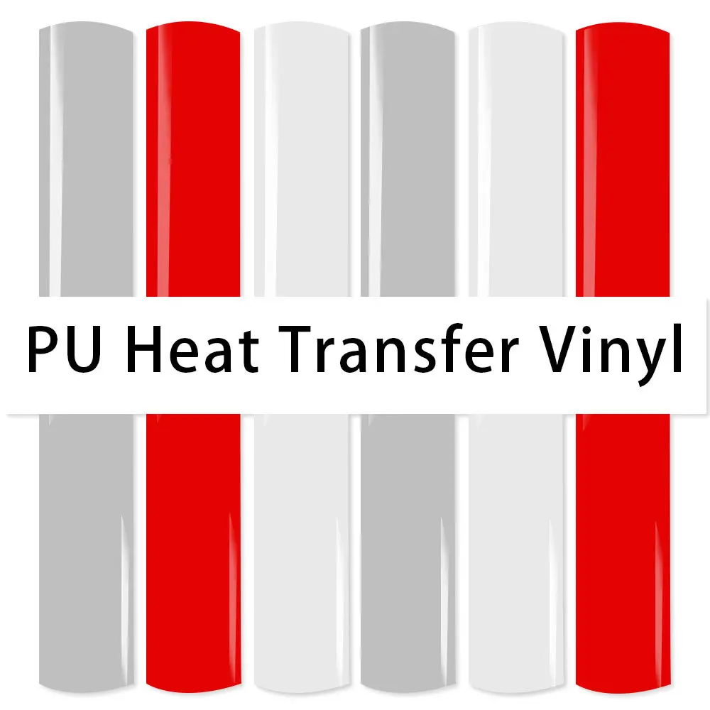 6 Fogli 20X30Cm Bianco Rosso Grigio Serie Pellicola Vinilica A Trasferimento Termico Inon Tshirt Htv Bundle Stampa Tessile Decor Fai Da Te Per Il Tagl