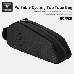 Waterproof Large Capacity Scratch - Resistant Bicycle Front Frame Bag (Balck)