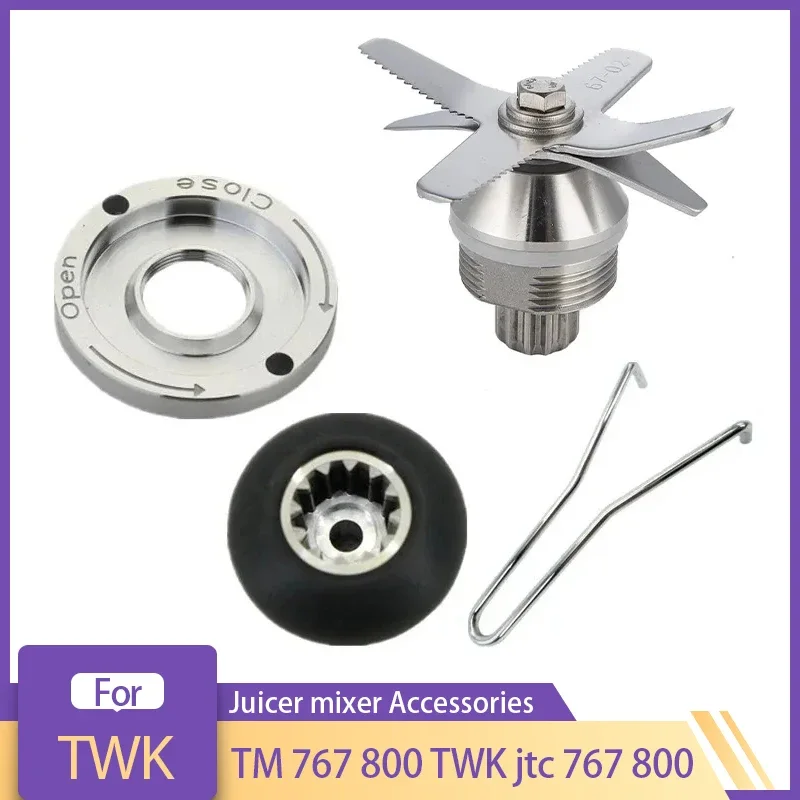 For 2L Jar 010 767 800 G5200 G20 For TWK TM 767 800 TWK jtc Juicer Blender Blades Knives Ice Crusher Parts Accessories blender replacement parts kit