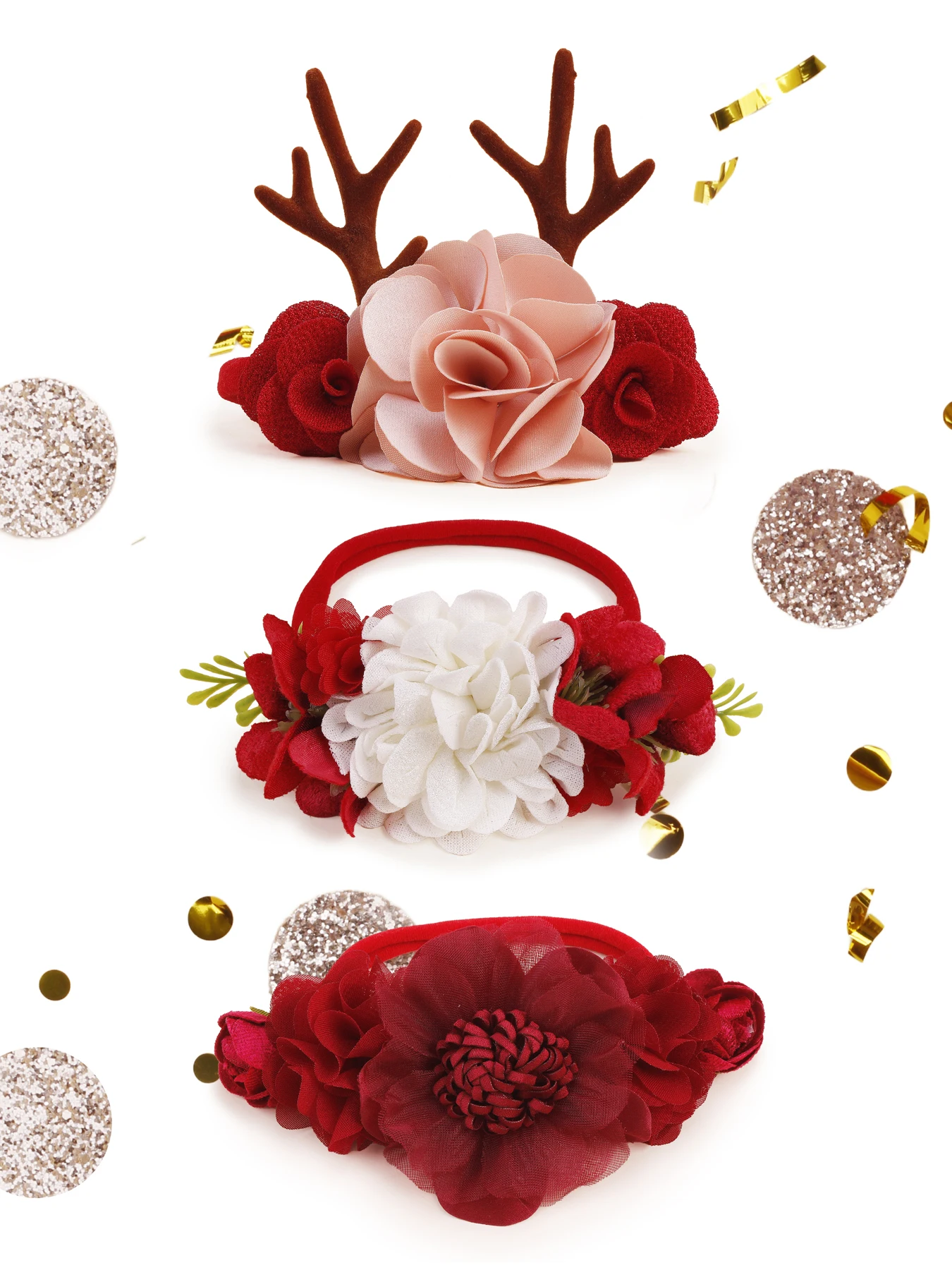 Hair Accessories Hair Headband 1or2or3pcs Baby Christmas Style