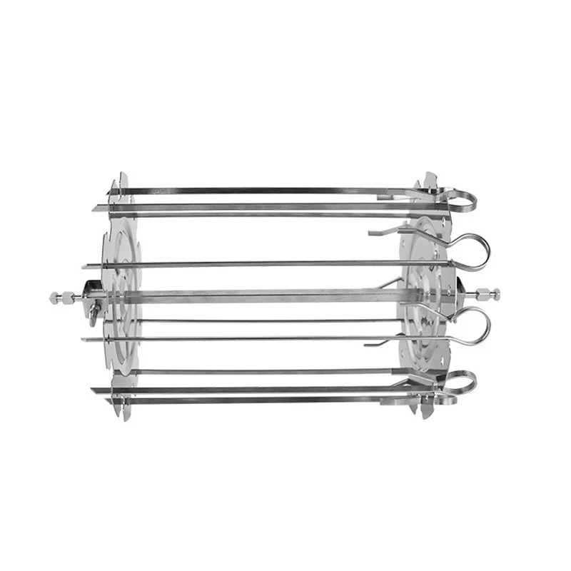 Oven Grill Cage Stainless Steel Rotating Meat Skewer Kebab Maker Machine for Air Fryer Lamb BBQ bbq grilling accessories kebab maker