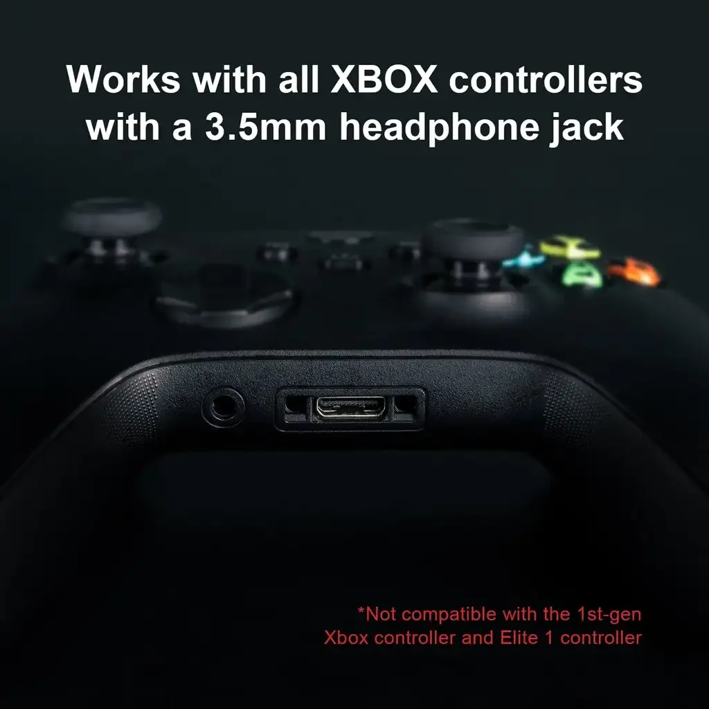 Savage Raven by Skull & Co. AudioBox Bluetooth 5.0 Audio Adapter APTX LL Transmitter for Xbox Series X/S Elite 2 Controller