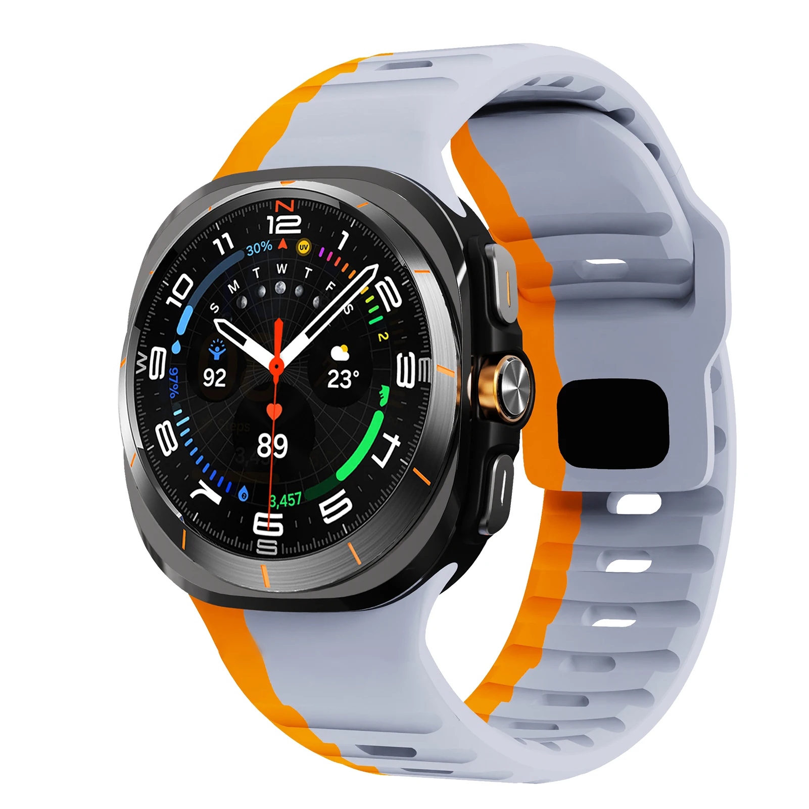 Enhanced Silicone Sport Strap for Galaxy Watch Ultra 47mm - Premium Watch Accessories
