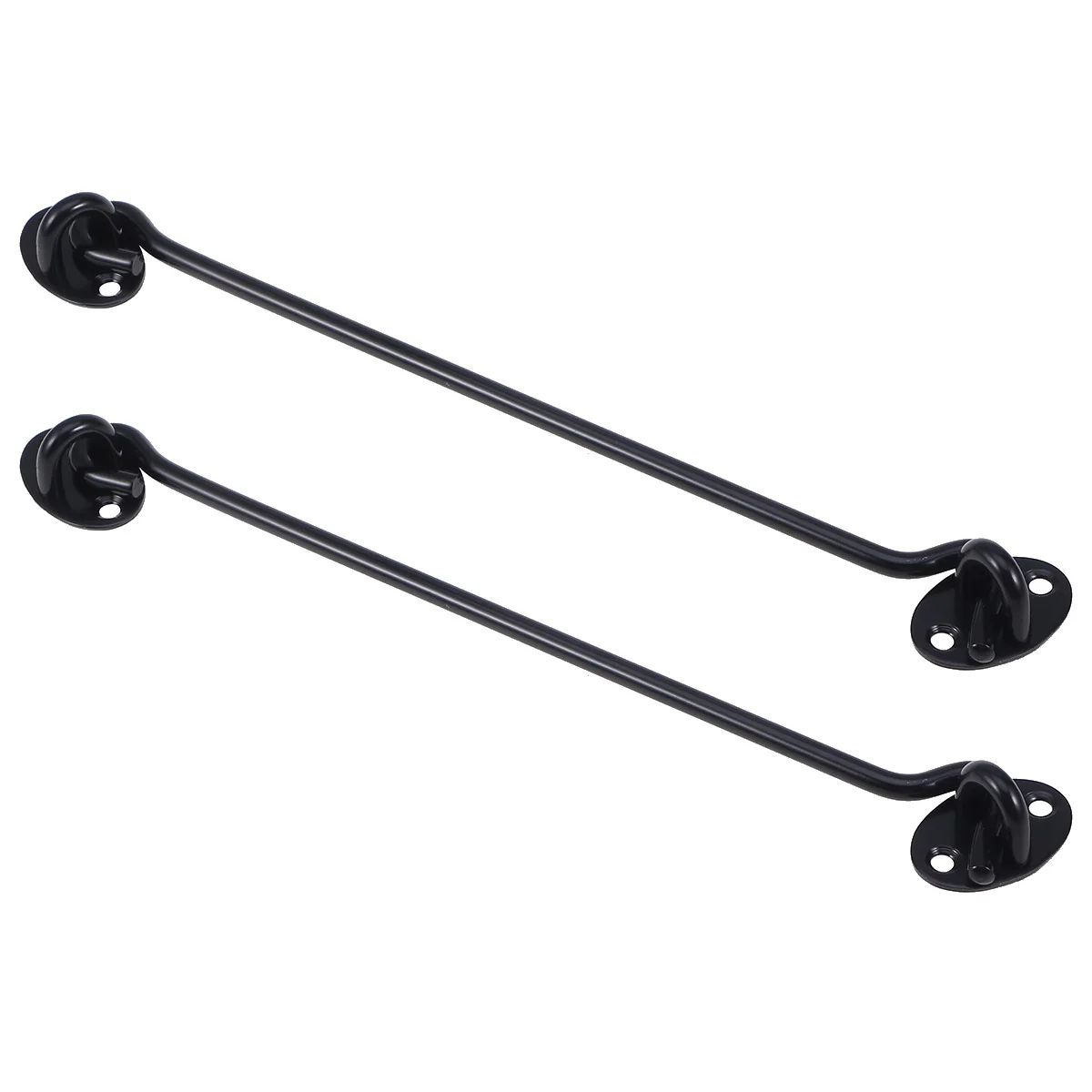 

2Pcs 10 inches Cabin Hook Eye for Doors, Stainless Steel Door Swivel Window Hook with Mounting Screws