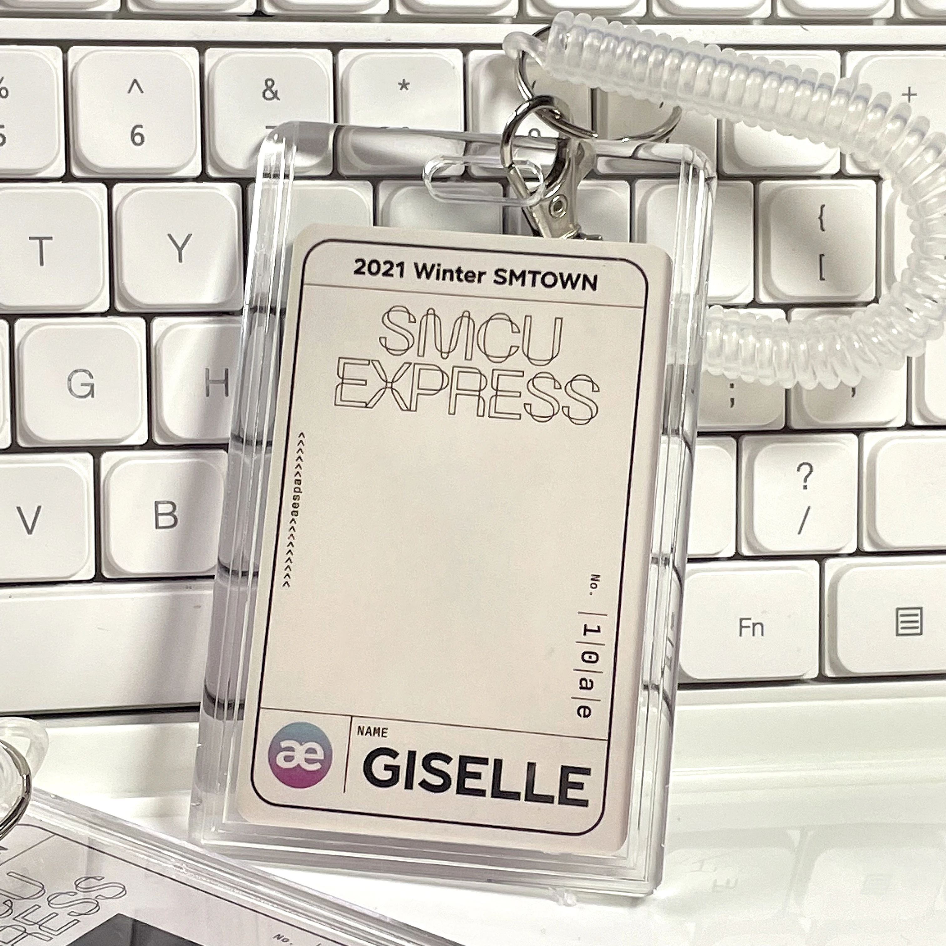School card access card holder acrylic transparent protective sleeve ID bus meal worker ID holder 1Style card holder