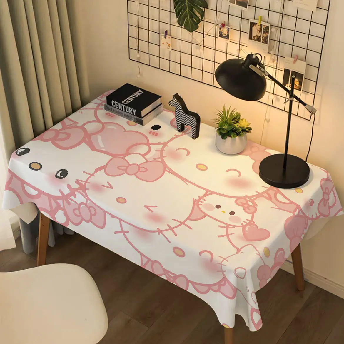 Sanrio hello kitty tablecloth my melody cute cartoon background cloth tablecloth table mat 4