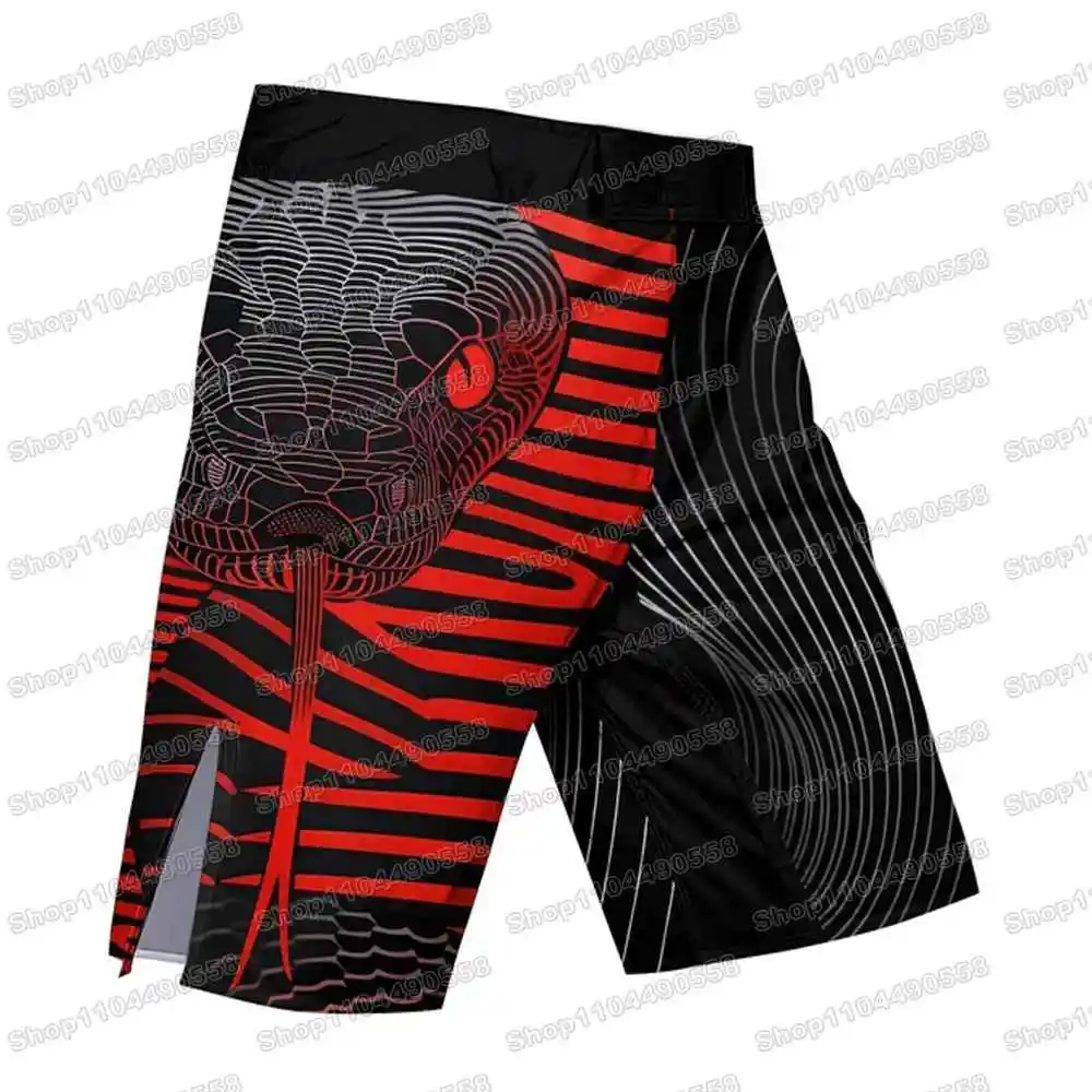 Popular Red Viper Rash Guards Surfing Beach Trousers Swimwear Diving Gym Long sleeves MMA BJJ Men Jiu Jitsu Fitness Sets