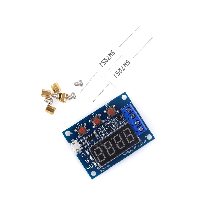 Testeur de capacité de batterie ZB2L3 avec résistance de décharge montée sur dissipateur thermique