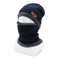 Boys Winter Hats and Scarves Set Boys Girls Add Thick Hats and Necklaces In Autumn Cute Baby Hats for Children Ages3-8Years 3