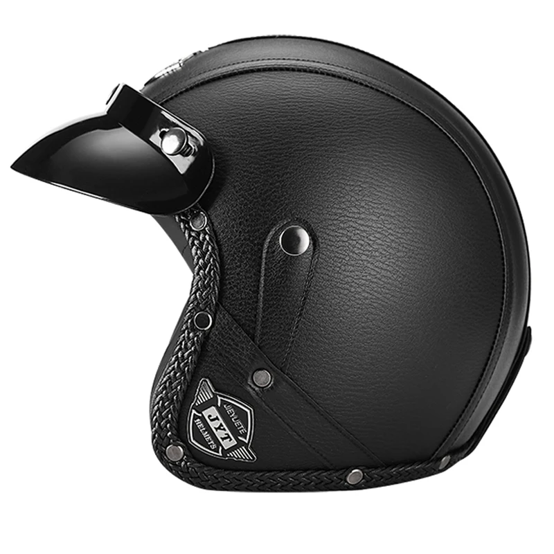 

Four Season Motorcycle Helmet Visor Goggles Scooter Motorbike Riding Casco Casque ECE DOT Cafe Racer Moto De Capacetes Unisex