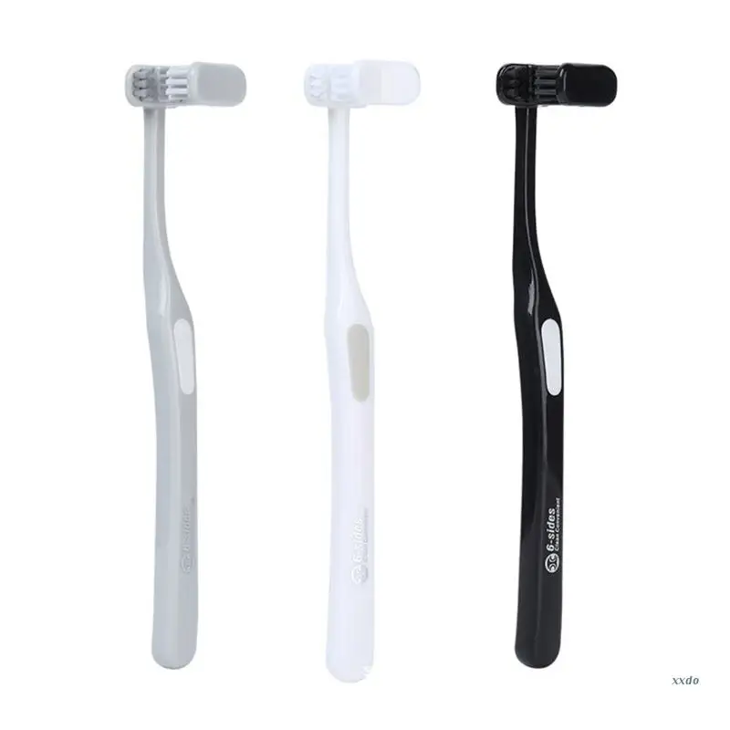 

Extra Soft Toothbrush Charcoal Toothbrushes Ultra-Soft Bristles for Adults Wrapped U-shaped Oral Care