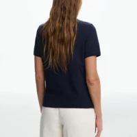 CHCH 2025 Summer 100% Cotton Women's T-shirt Bottoming Basic Fashionable Solid Lady Short Sleeve Loose White Tops Shirts Tops - Image 3