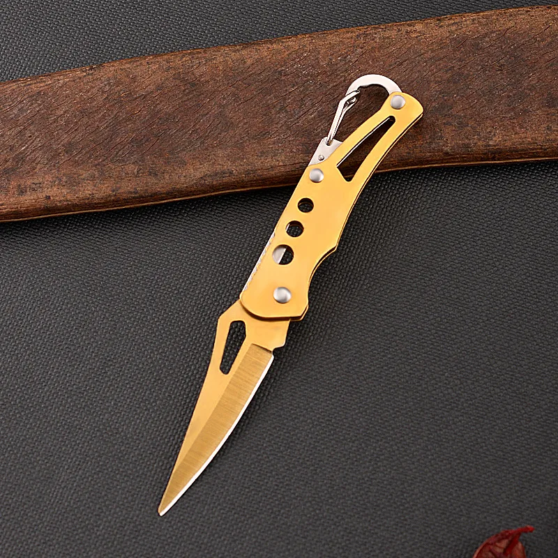 Mini Coltello Tascabile EDC Campeggio Esterno Sopravvivenza Coltello Pieghevole Per Autodifesa Colori Portatili Chiave Coltello Multifunzionale - Foto 10