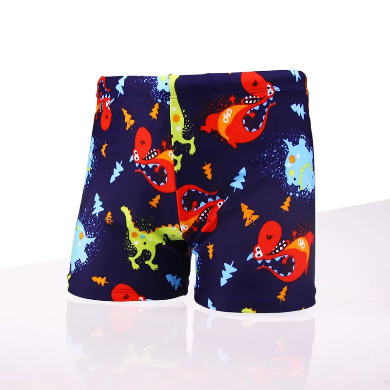 Boys Swimwear Baby 2024 New Summer Cartoon Dinosaur Shark Swimming Pants Kids Casual Beach Shorts Boy Children's Swimsuit 3