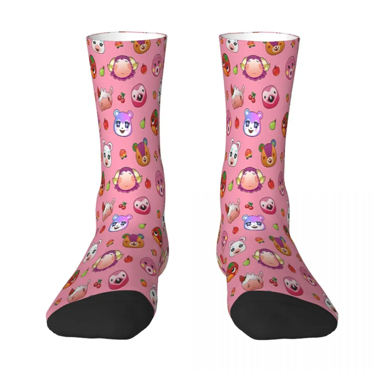 

Cute Villagers Animal Crossing Game Sock Socks Men Women Polyester Stockings Customizable Funny