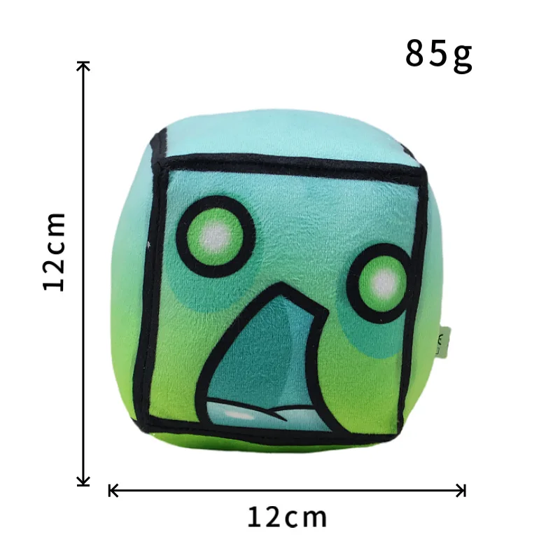 thumbnail image 1 of 2024 nuevos juguetes de peluche Geometry Dash de 12 cm, lindos muñecos de anime de peluche suaves para niños, regalo de cumpleaños y Navidad, 1 of 5