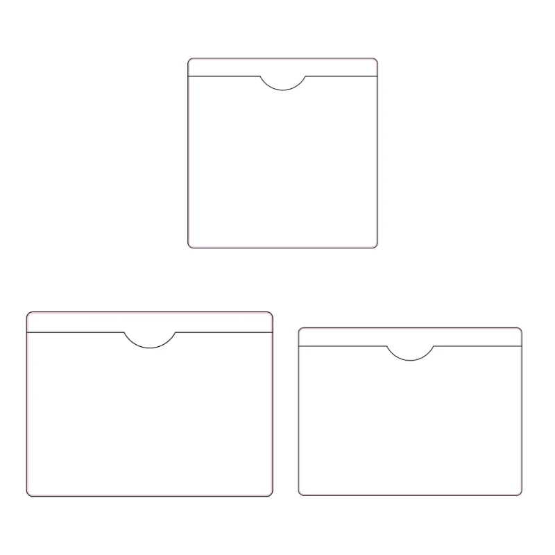 

10 шт., лобовое стекло автомобиля, разрешение на парковку, держатель для билетов, клипса, прозрачный самоклеящийся K0AF