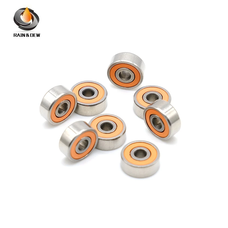 1Pcs SMR105 2RS CB 5x10x4mm ABEC-7 LD 그리스가 없는 스테인레스 스틸 하이브리드 세라믹 베어링 빠른 회전 3x8x4 4x7x2.5 5x8x2.5mm