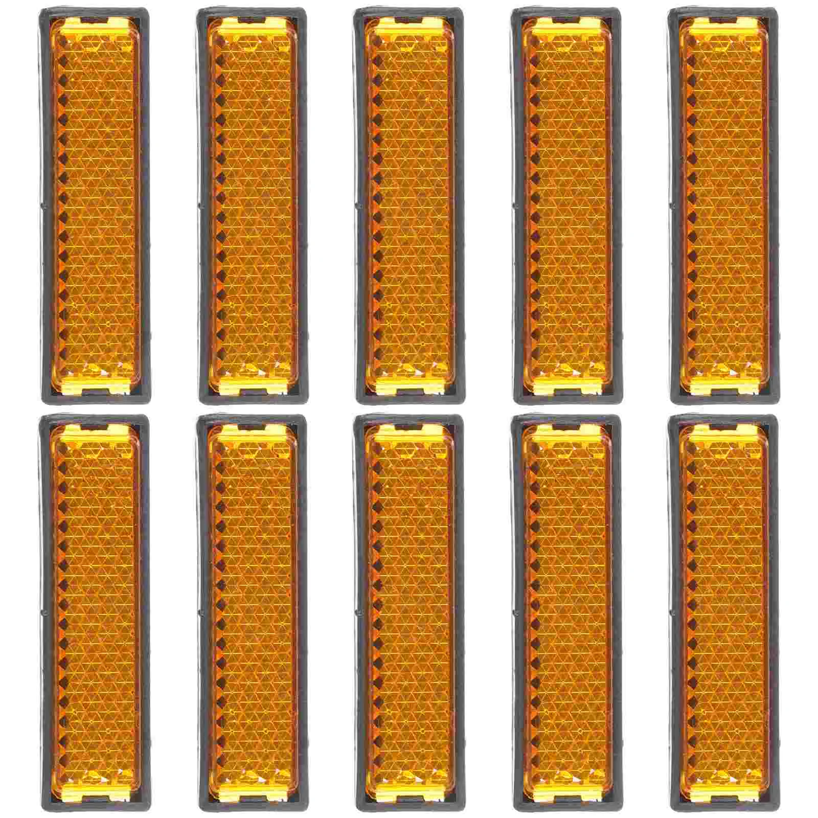 

20 Pcs Decked Accessories Pedal Reflective Compact Reflectors Plastic Bicycles Bike Supply Major Small Sign Signs Premium