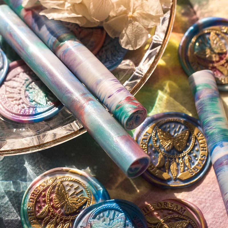 New Wax Seal Stamp Dream Catcher Embossed Seal Copper Head Fire Paint Wedding Invitation Envelope Scrapbook Sealing Tool
