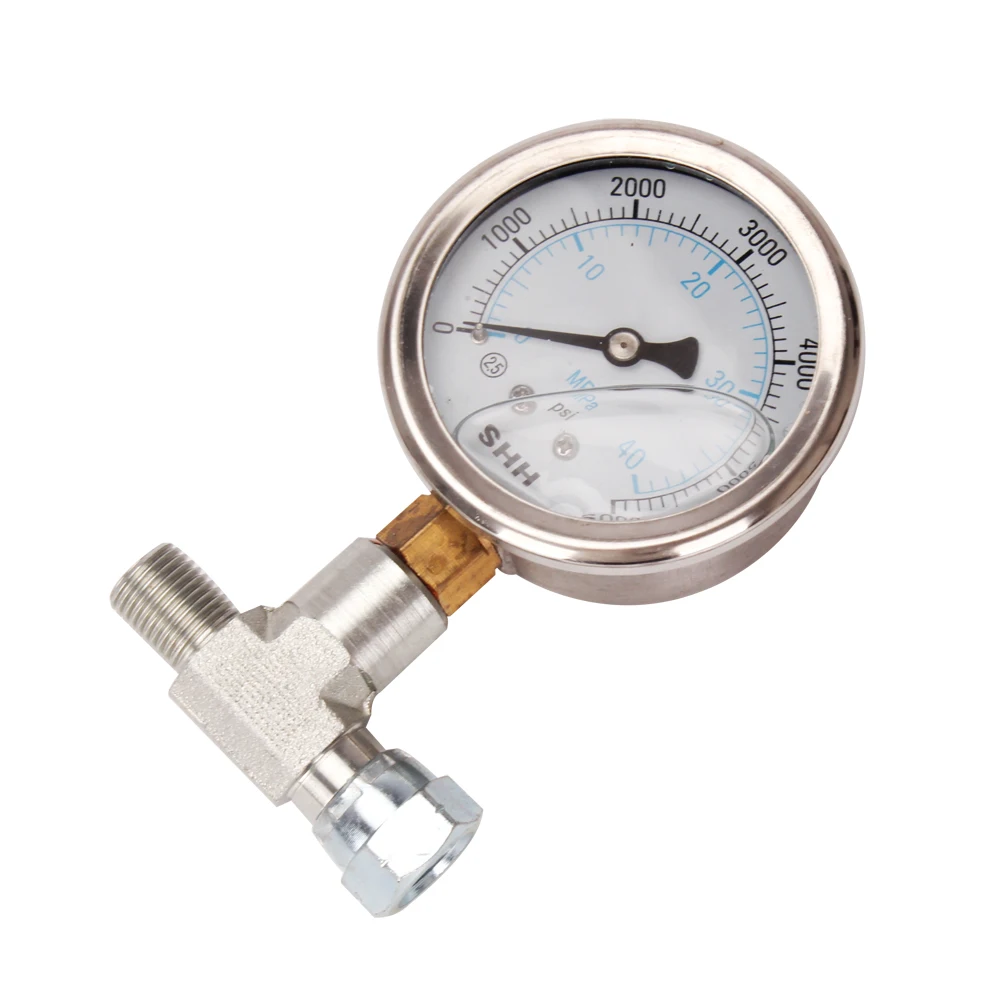 High Pressure Airless Sprayer Tee Joint Pressure Gauge Universal Sprayer Accesso