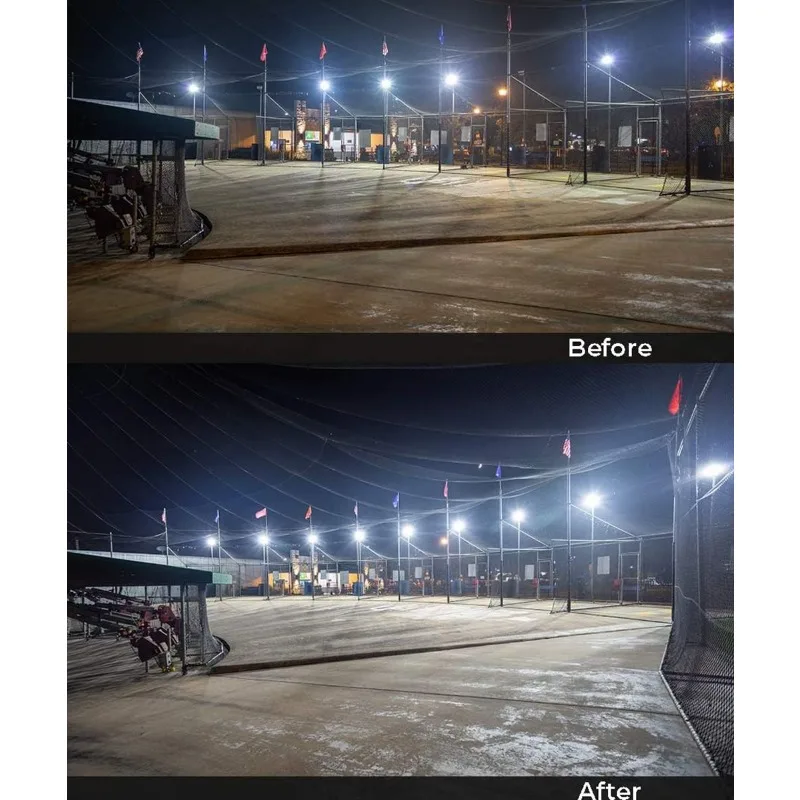 LEDMO 360W LED Flood Lights Outdoor, Super Bright 50400Lumen Stadium Lighting 4