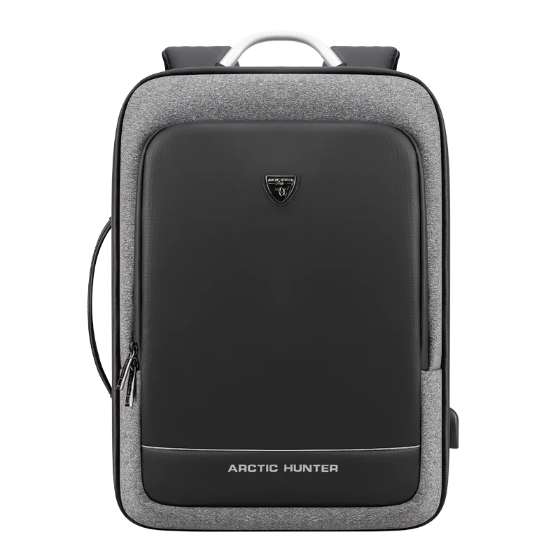 ARCTIC HUNTER Extra Large Capacity Men's Travel Waterproof Backpack Business Laptop Anti-theft Expandable USB Charging Backpack 2