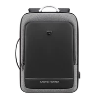 ARCTIC HUNTER Extra Large Capacity Men's Travel Waterproof Backpack Business Laptop Anti-theft Expandable USB Charging Backpack 2