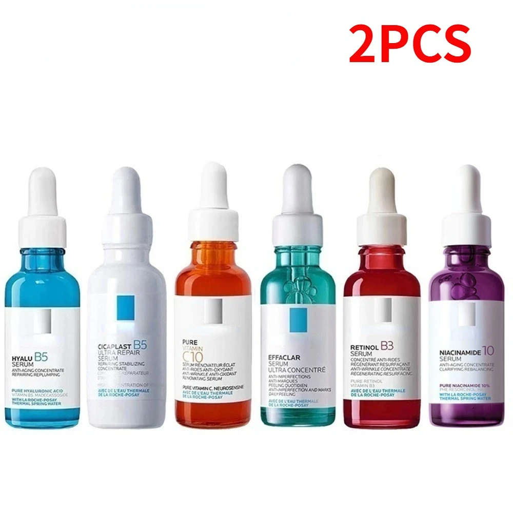 

2PCS Roche Posay Retinol B3 Anti-Aging Concentrate Serum 30ml Suitable for Fine Lines Wrinkles and Repair Sun Damage Firming