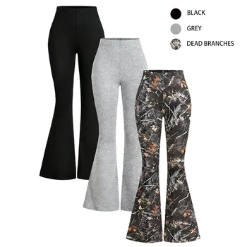 Yoga flare pants women's high waist outer wear fitness casual pants 1