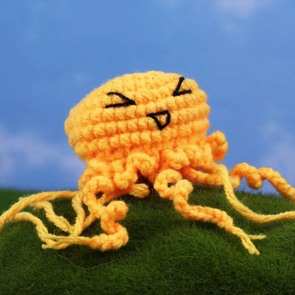 Jellyfish Family Crochet Kit – DIY Handmade Animal Crochet Set with Yarn & Tools 3