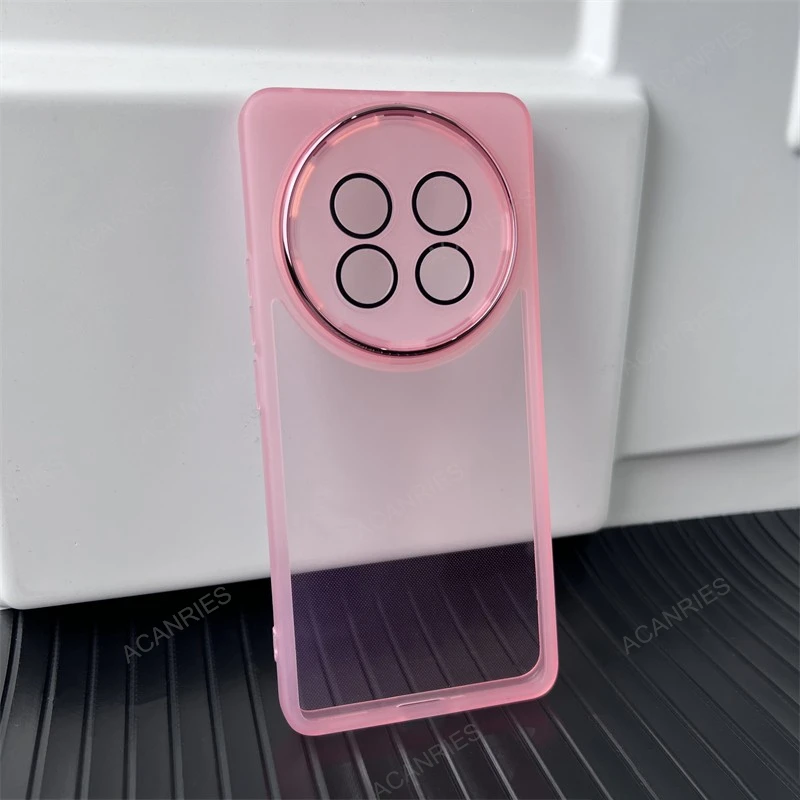 Solid Color Silicone Soft Case with Camera Protection