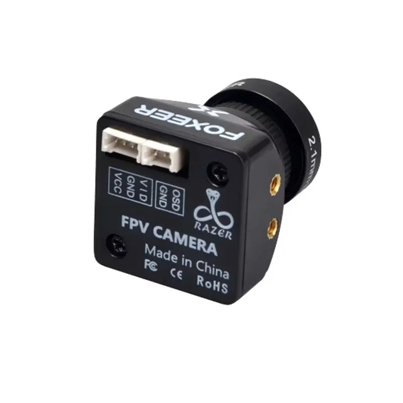 Камера Foxeer Razer Mini V2/V3 HD FPV — 5 МП, объектив M12, 1200 ТВЛ, PAL/NTSC, 4:3/16:9, экранное меню, 4,5–25 В, естественное изображение thumbnail 6