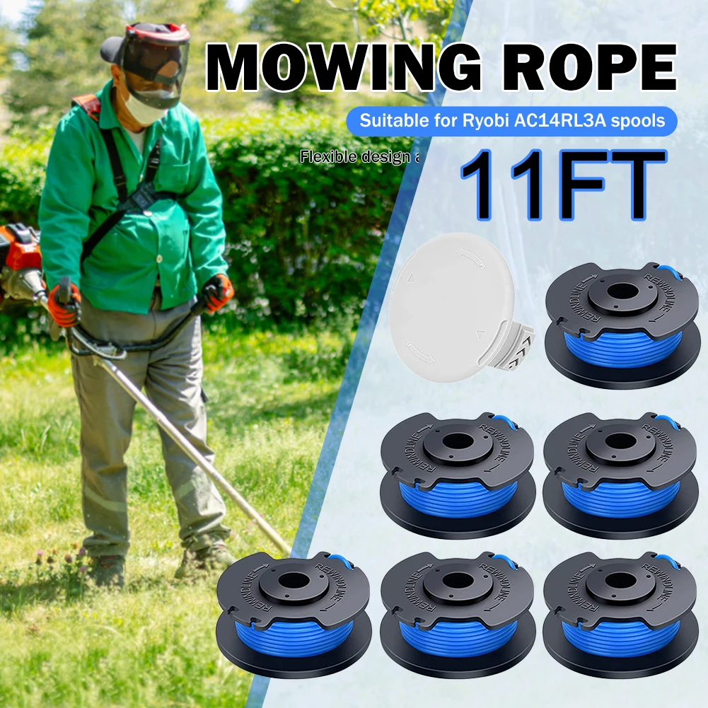101pcs String Trimmer Spool Replacement For Ryobi One Plus AC14RL3A