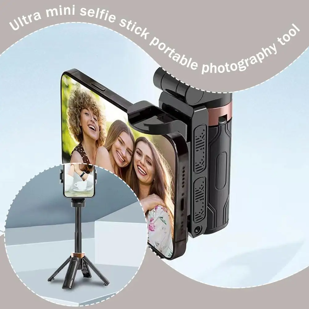 Super Mini Selfie Stick Tripod 360&deg; Rotating 4-Leg Stand Pocket-Sized Vlogging Kit For Travel selfie stick tripod,vlogging kit