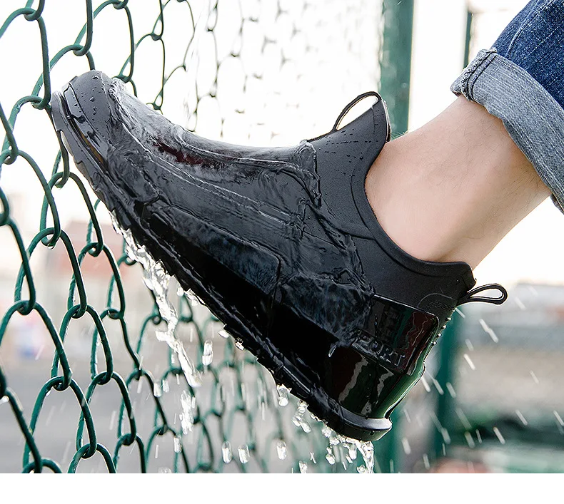 Description Picture 6 of itemFashion Fishing Wading Shoes Men Summer Outdoor Rain Water Trekking Hiking Sneakers Men's Anti Slip Fishing Rubber Shoes