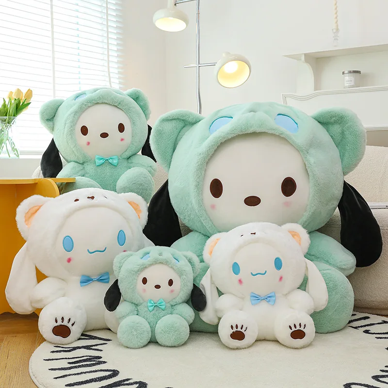 

Sanrio Big Huge Peluches Decor Kuromi Cinnamoroll Pochacco Anime Plush Toy Polar Bear Doll Ragdoll Pillow Plushie Christmas Gift