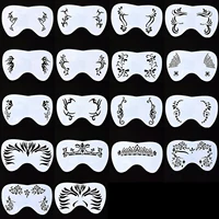 Face Painting Templates for Holiday Halloween Premium Material Multiple Pattern DIY Party Makeup Supplies Lightweight Reusable 2