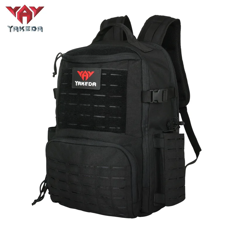 Yakeda Tactical Backpack Outdoor Hiking Camping Commuting Knapsack MOLLE Multi 50L Bag 1000D Nylon Waterproof Anti-friction
