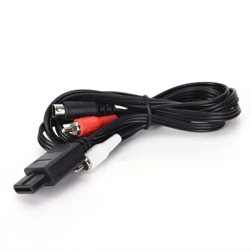 Nuovo cavo VIDEO S per Nintendo SNES N64 GameCube SVHS Rosso Bianco S-Video S-VHS - immagine 6