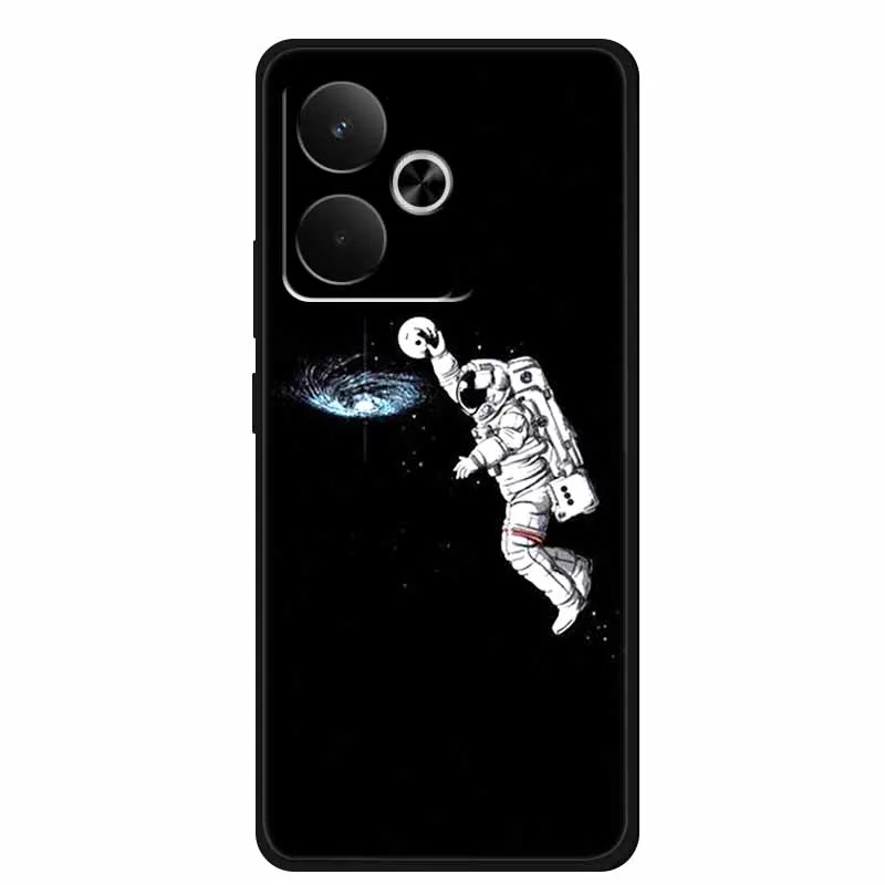 Sleek Black Silicone Soft Back Phone Case Cover