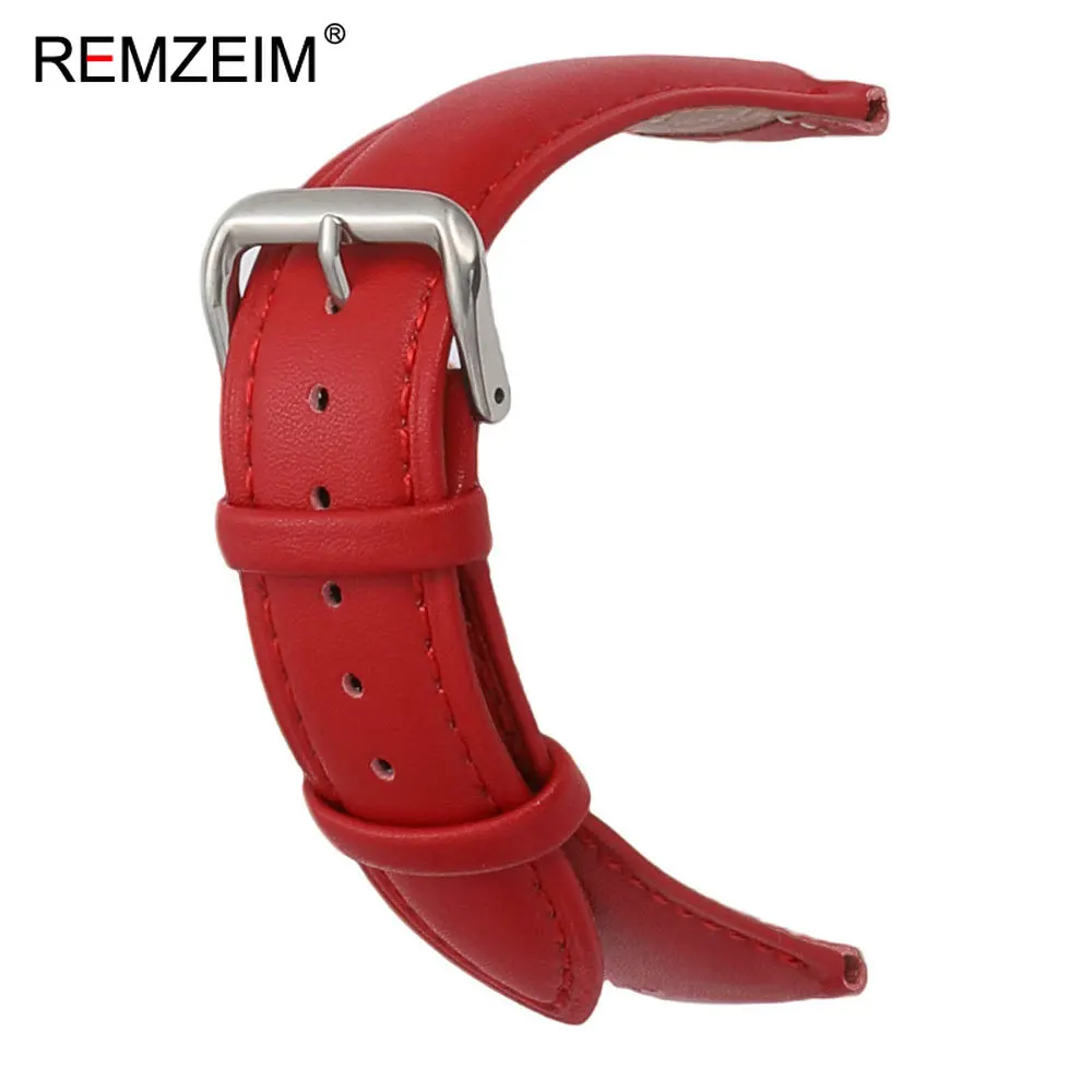Unisex Elegant PU Leather Watch Band - Comfortable Casual Replacement Wrist Strap