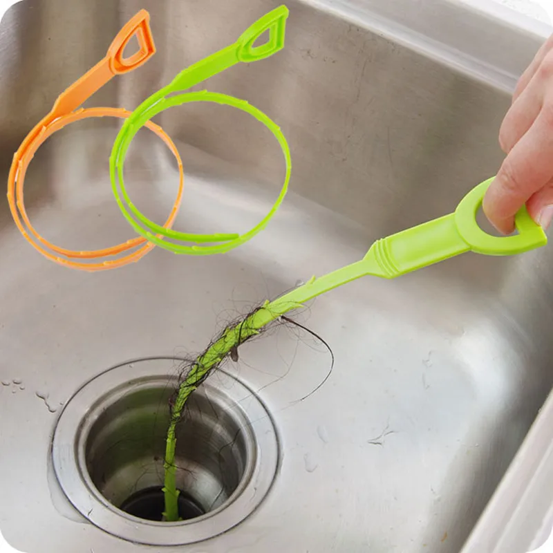 Dinroll Sewer Hair Remover kitchen Pipe Cleaner Sewer Dredge Device Mini Drain Cleaner 