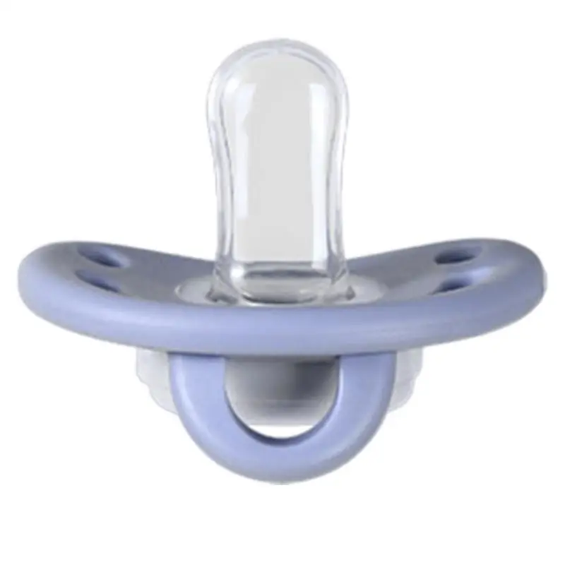 Newborn Pacifier For Soothing Nighttime Sleep Orthodontic Soft Silicone Breathable Design Includes Carry Case For Baby Accessory