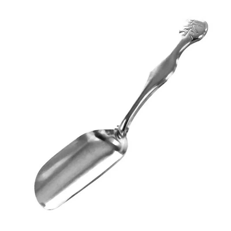 Small Stainless Steel Coffee Spoon Tea Shovel Teaspoon Long Handle Dessert Spoon Home Kitchen Tableware