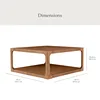 Haven Coffee Table, Living Room, Warm Brown 3