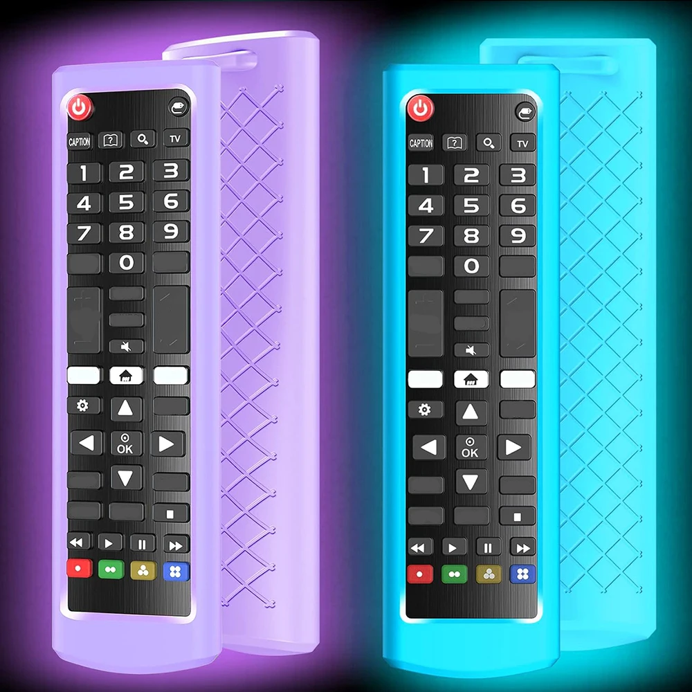 Silicone Remote Case 2pc Protective case for AKB series remote control Durable silicone case with non-slip grip for LG remote control Silicone Remote Cover Silicone Remote Sleeve Remote Controller Cover Silicone Case Protector