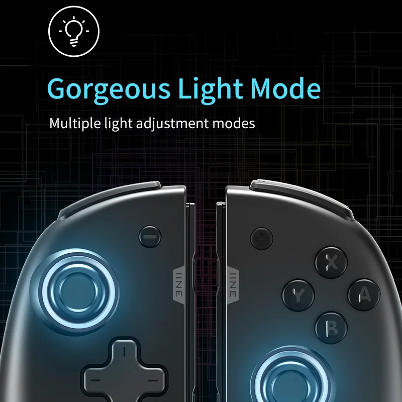 IINE Elite Joypad Wake Up Controller Joypad  Auto Fire Mapping Function Compatible Nintendo Switch/Lite/OLED